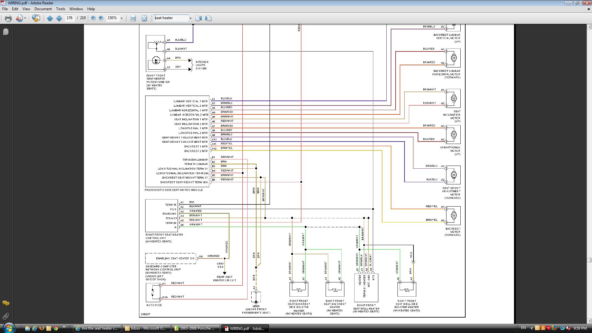 Lower left side of the diagram. The computer suppose to tell the heater control unit if the seat is occupied.